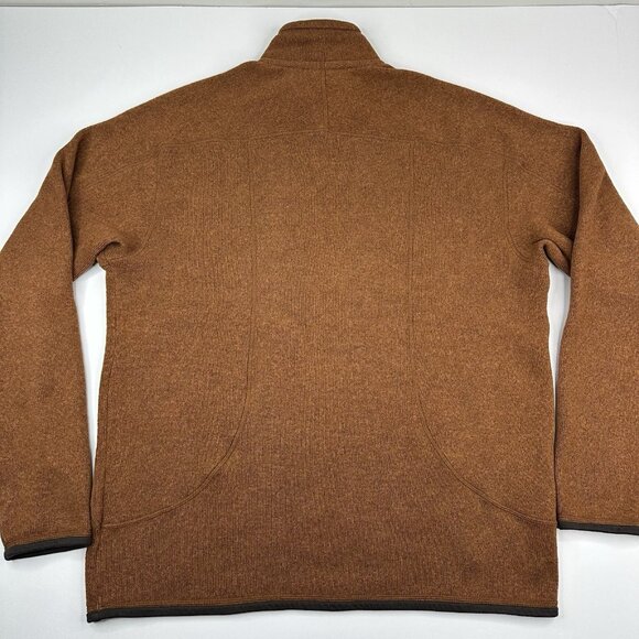 Patagonia Men's Brown Athletic Better Sweater 1/4 Zip Fleece Pullover L/C45.25 - Picture 3 of 12